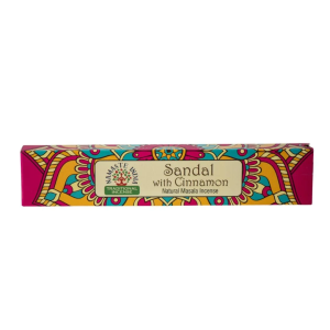 Masala smilkalų lazdelės Sandalmedis su Cinamonu iš arti