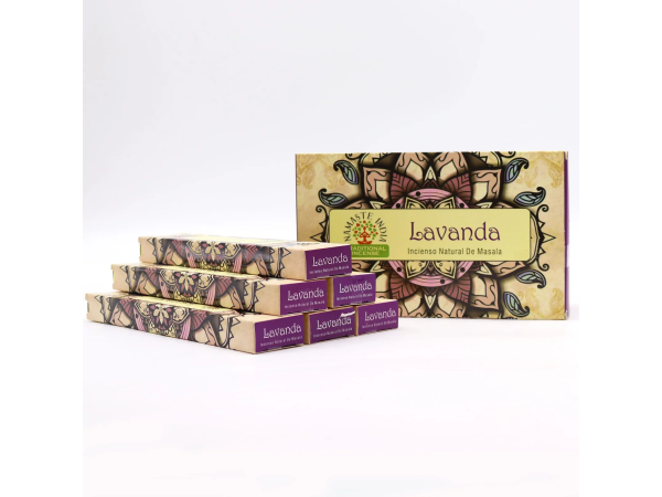 Natūralūs Mandala levandų smilkalai – raminantis masala aromatas pakuotėje